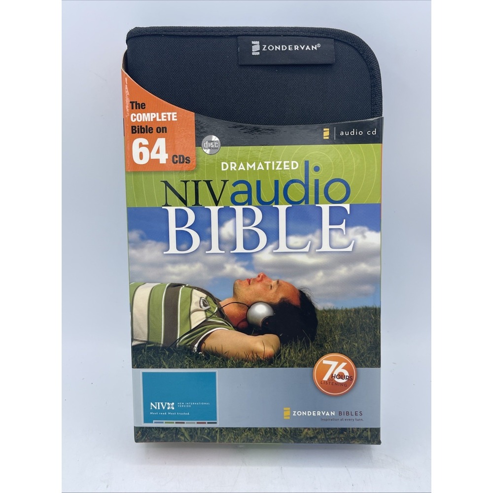 NIV Audio Complete Bible‎ on 64 CD Set NOS Case 2002 ZONDERVAN New Old Testament